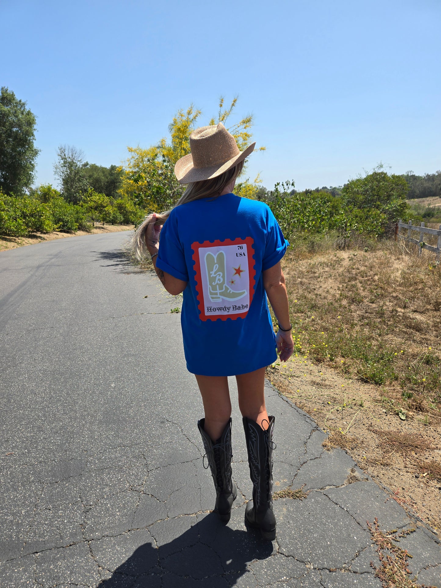 Howdy Babe Stamp Concert Tee