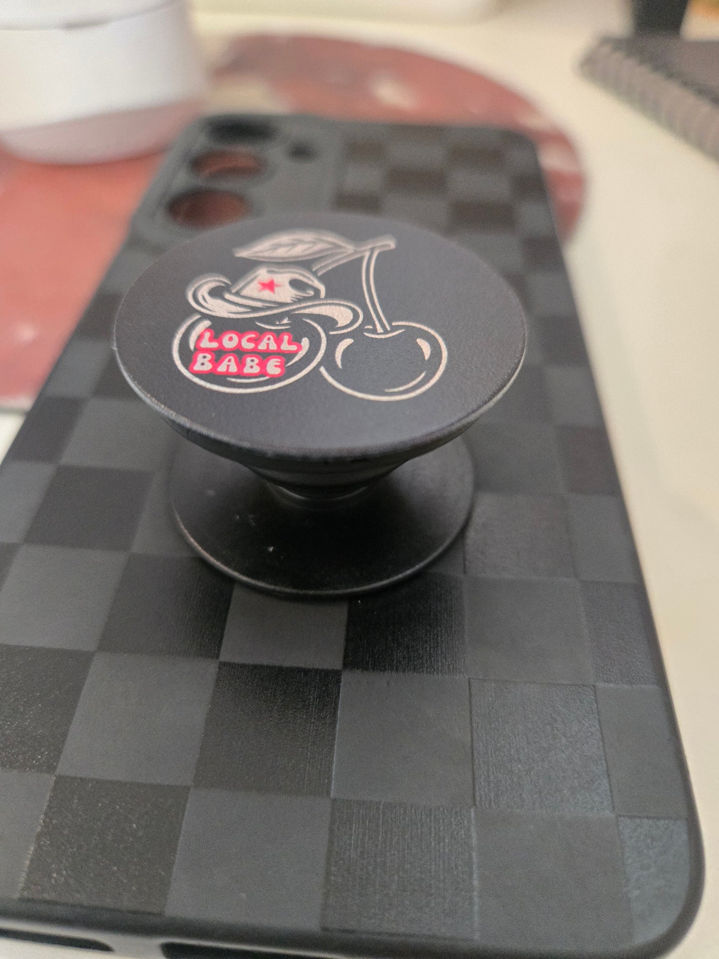 Cowboy Cherry Phone Grip