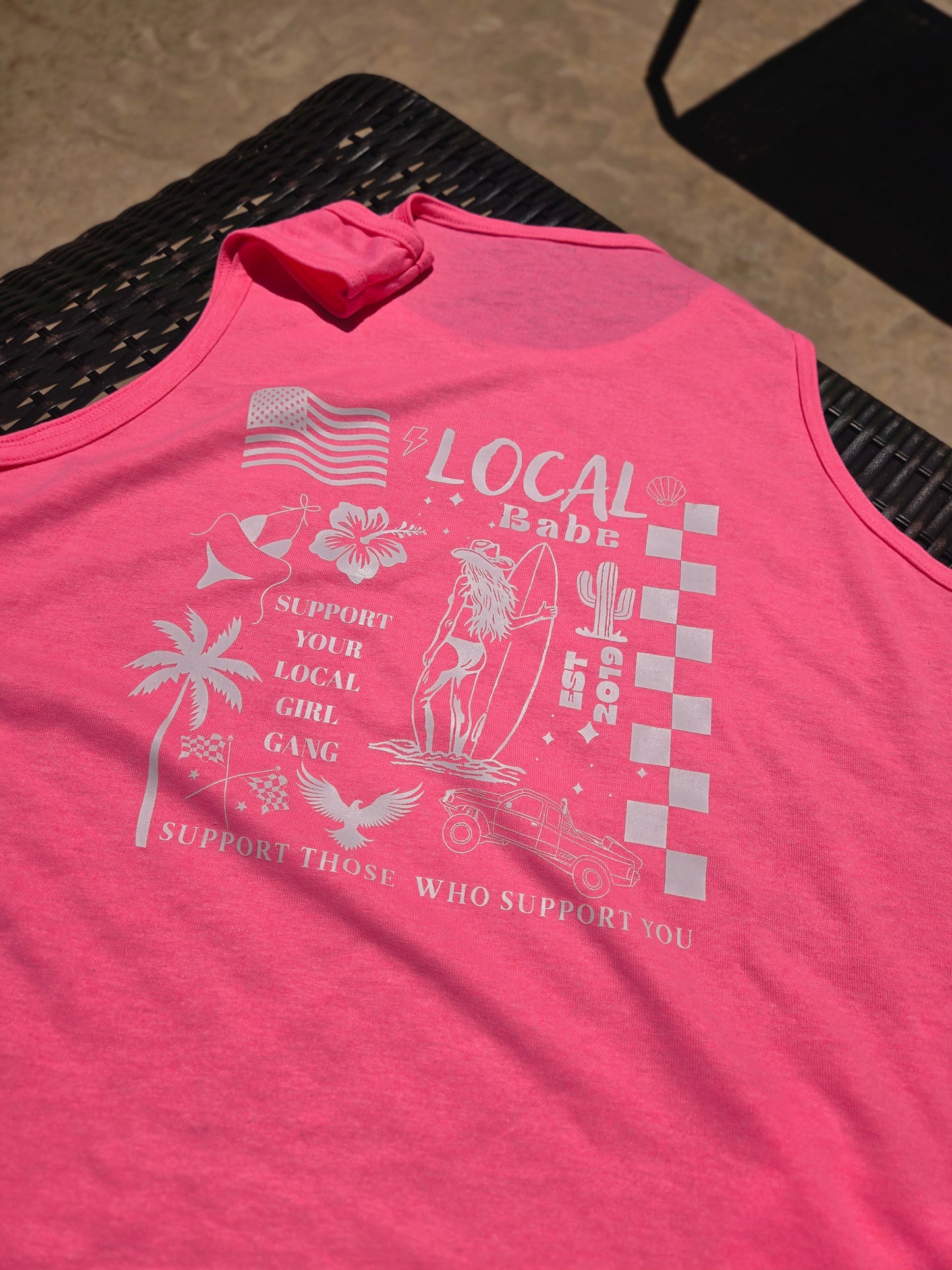 Local Vibe Oversized Surf Tank