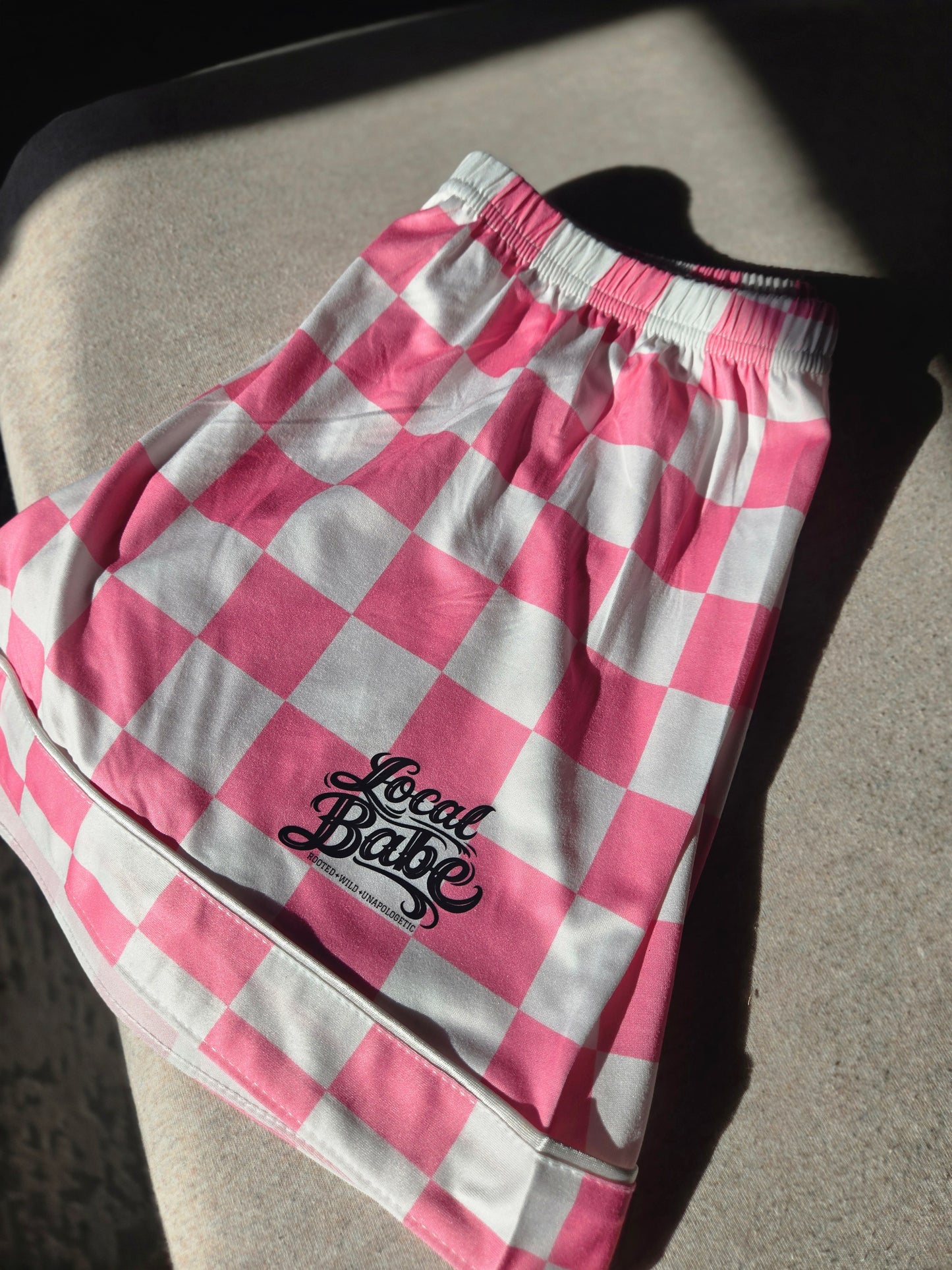 Checker Sleepover Set