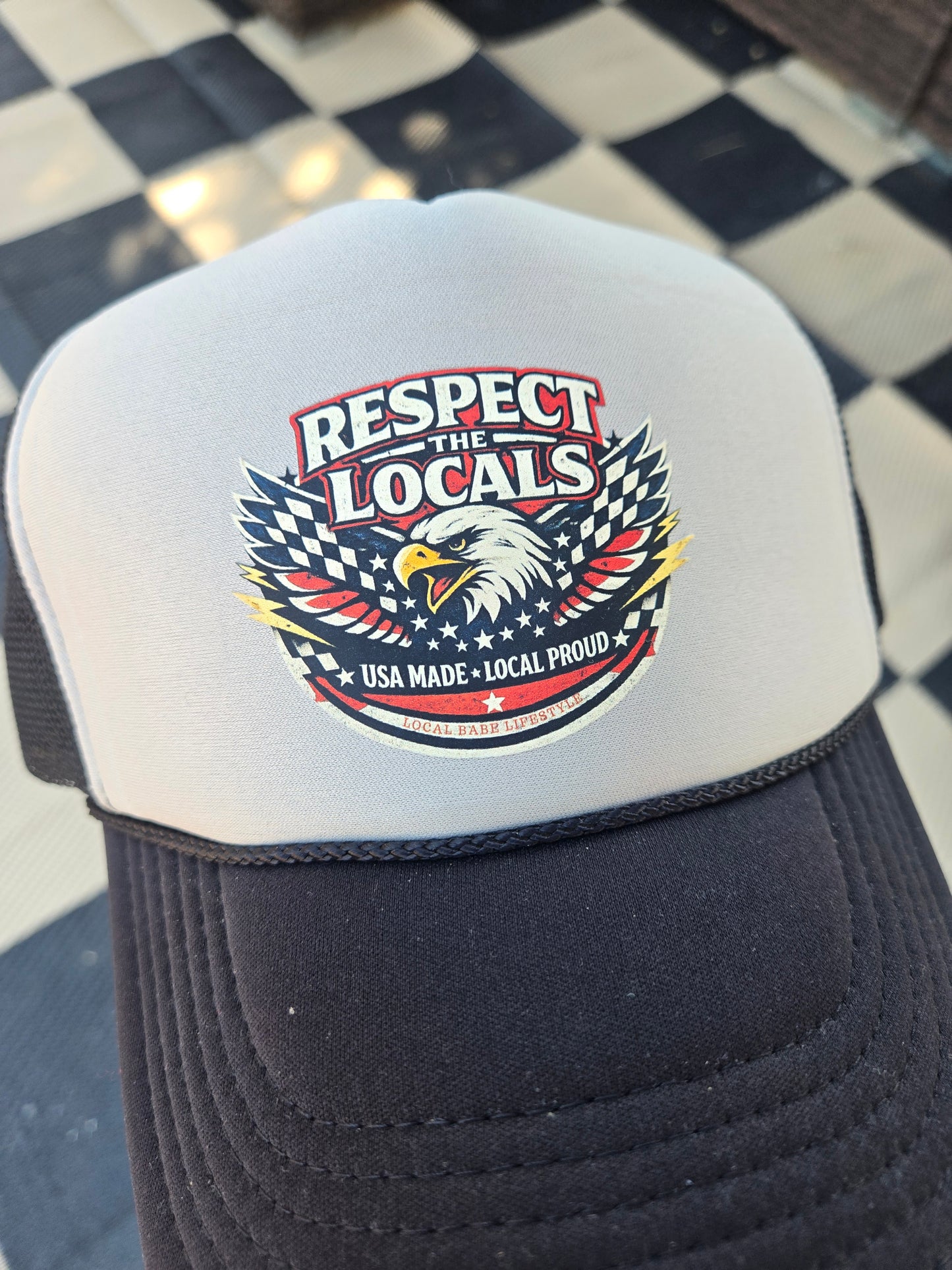 Respect The Locals Trucker Hat