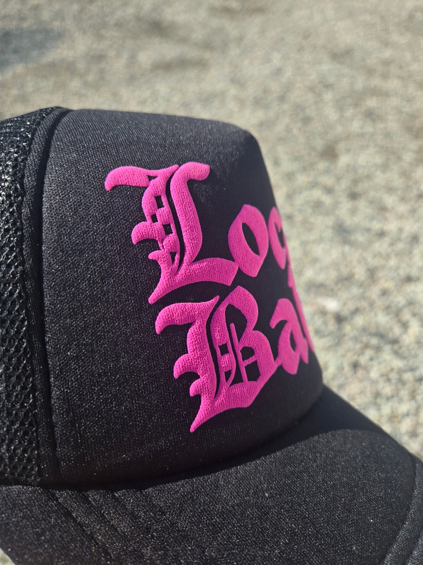 Local Babe Trucker Hat, Pink
