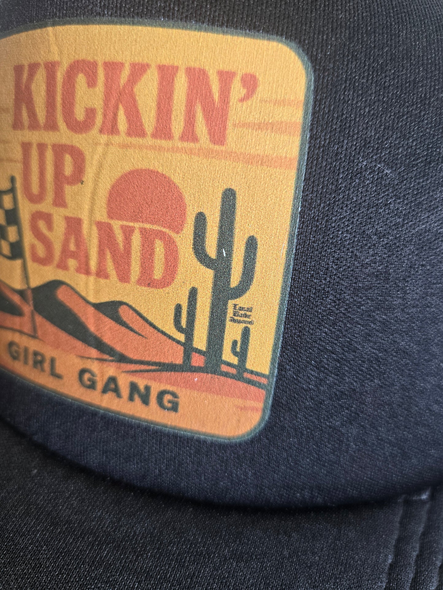 Kickin Up Sand Girl Gang Trucker Hat