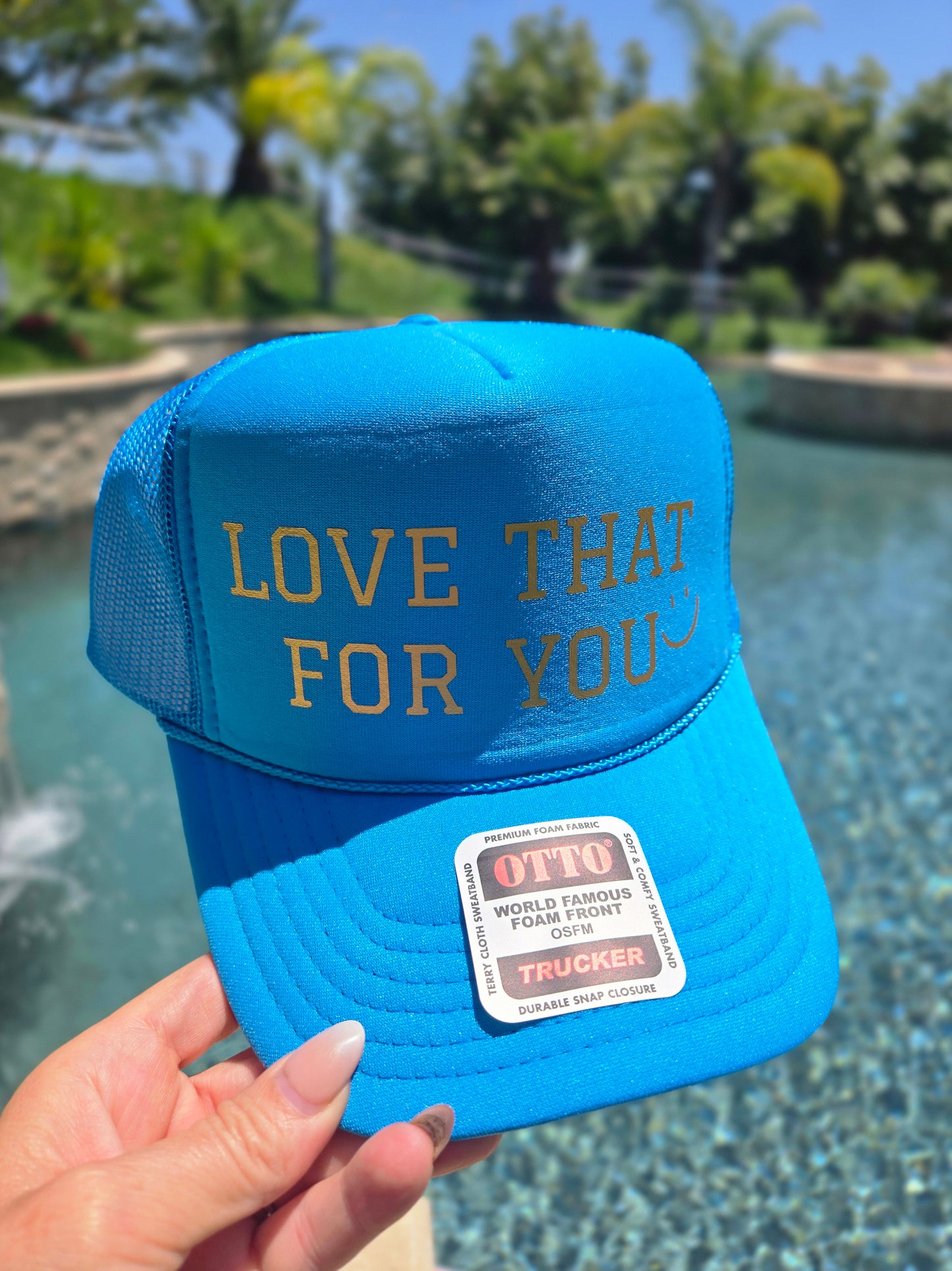 Love That For You Neon Trucker Hat