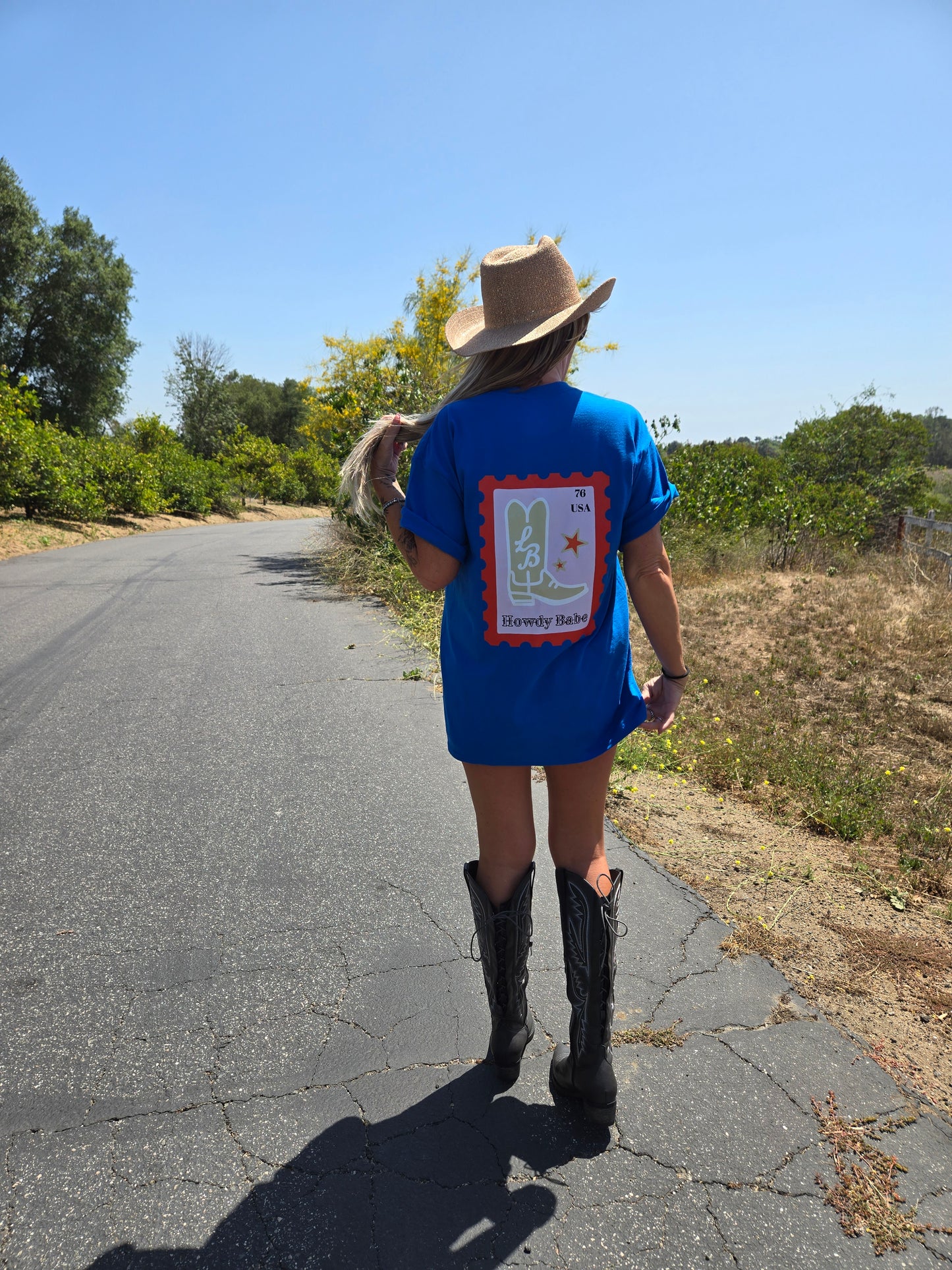 Howdy Babe Stamp Concert Tee