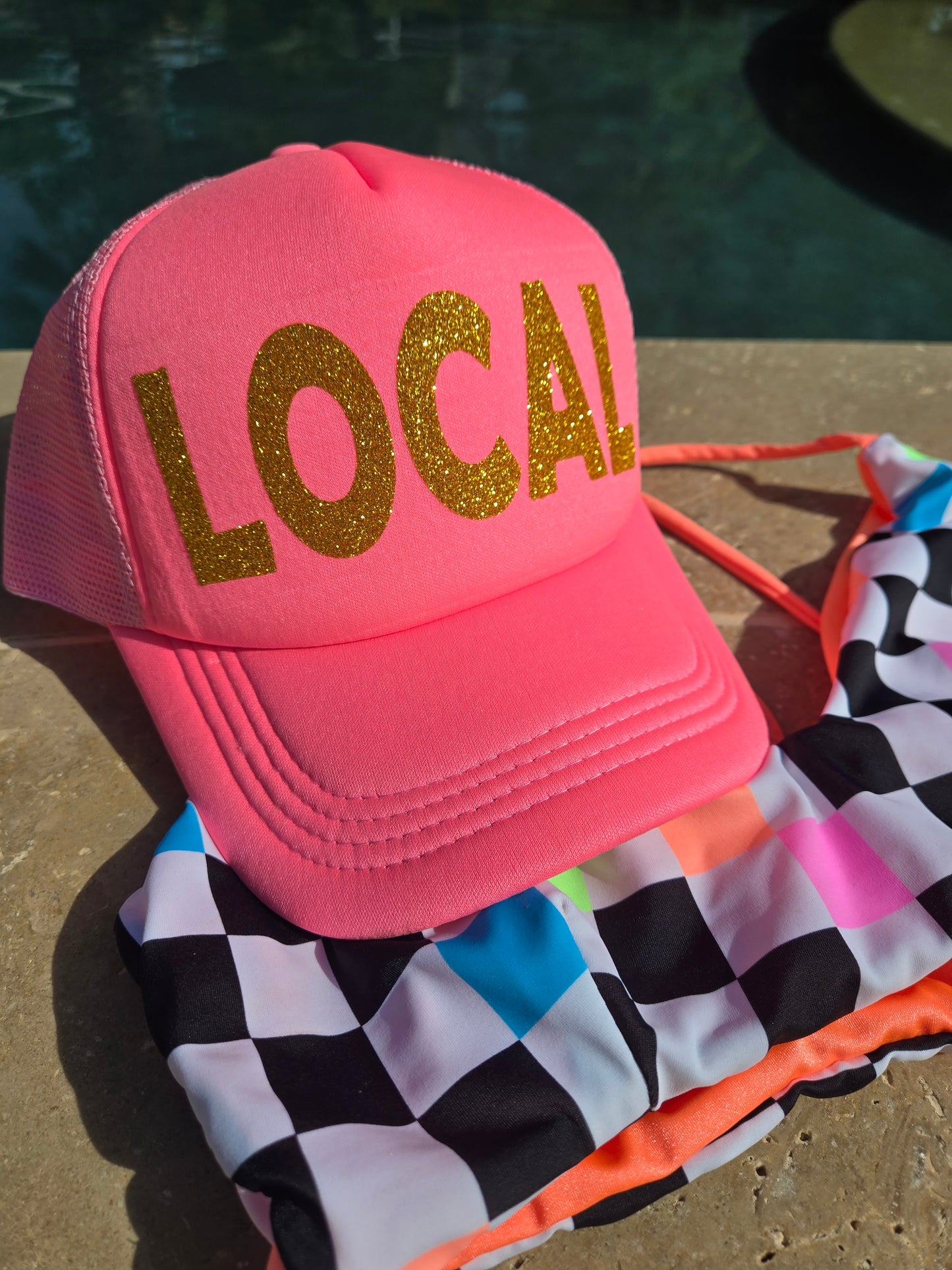 Local Glitter Trucker Hat
