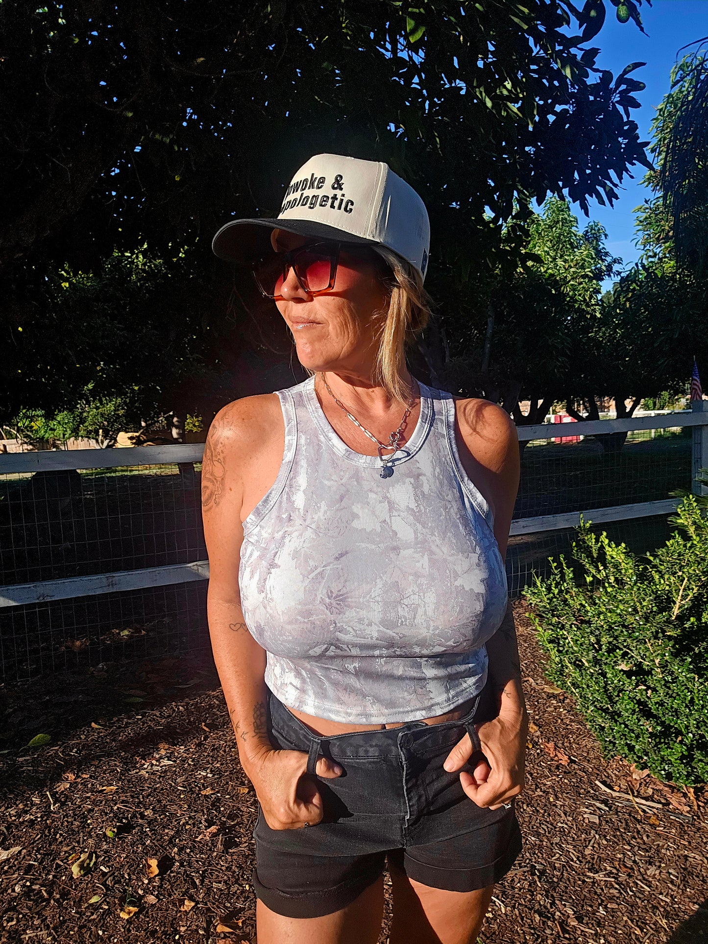 Stealth Camo Fitted Tank Top