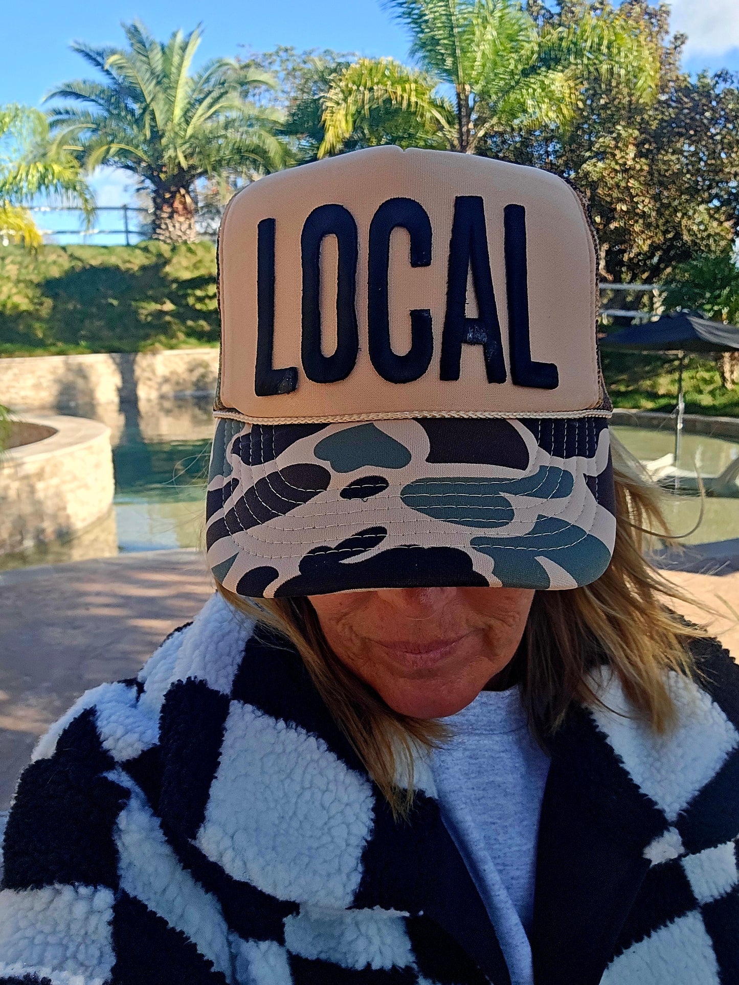 LOCAL Camo Trucker Hat