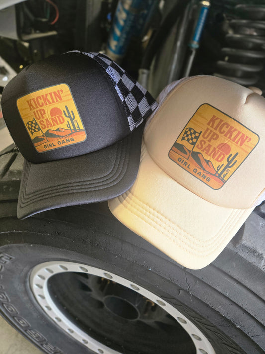 Kickin Up Sand Girl Gang Trucker Hat