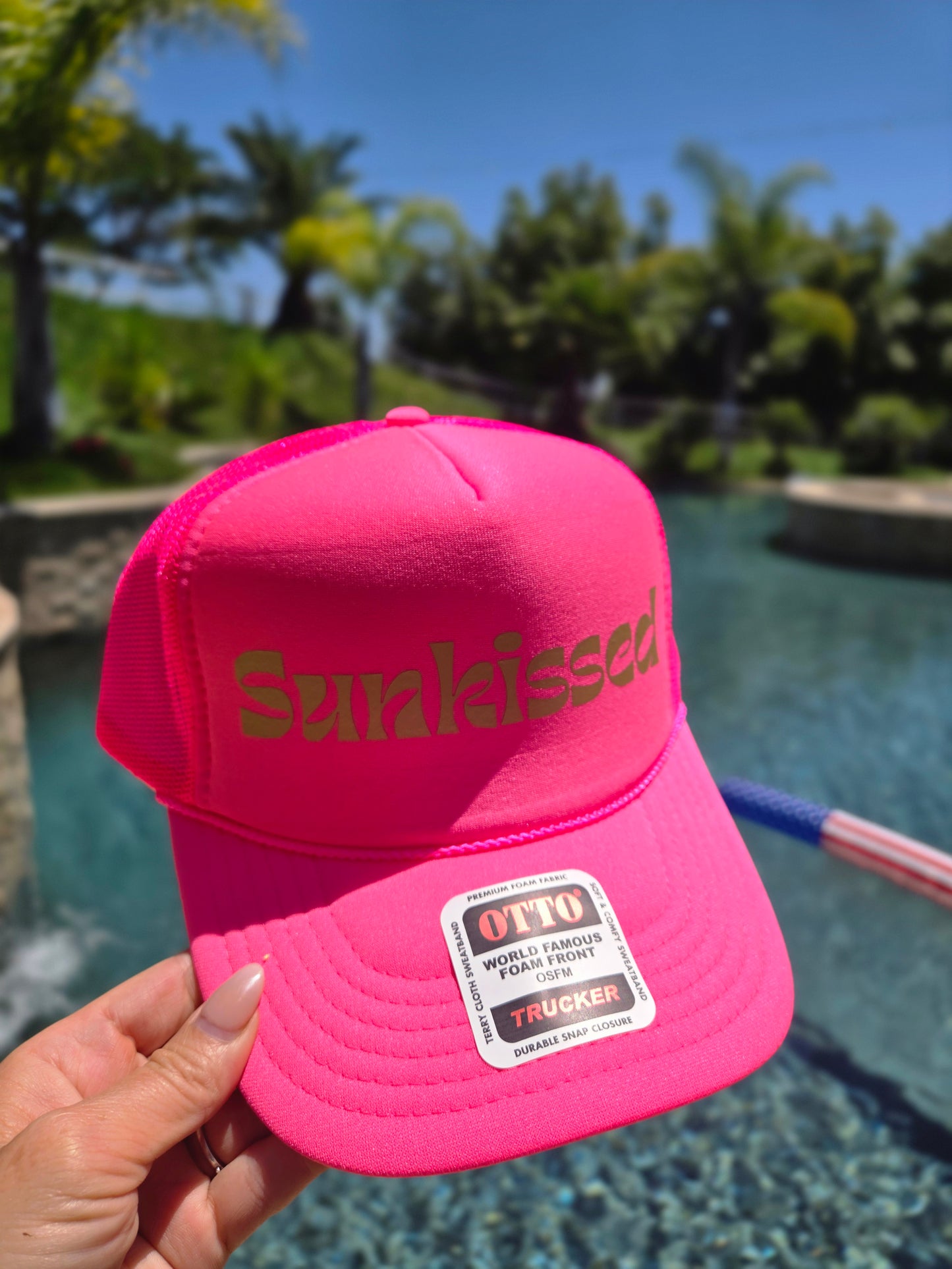 Sunkissed Trucker Neon Trucker Hat