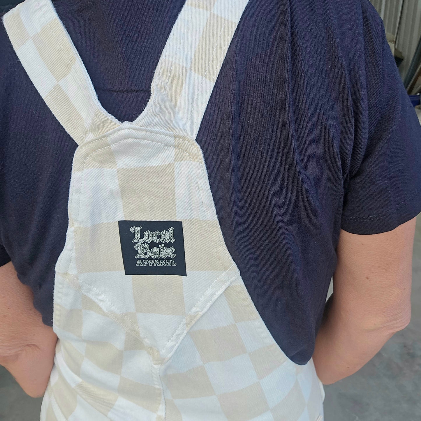 Girl Gang Gear Checkered Overalls