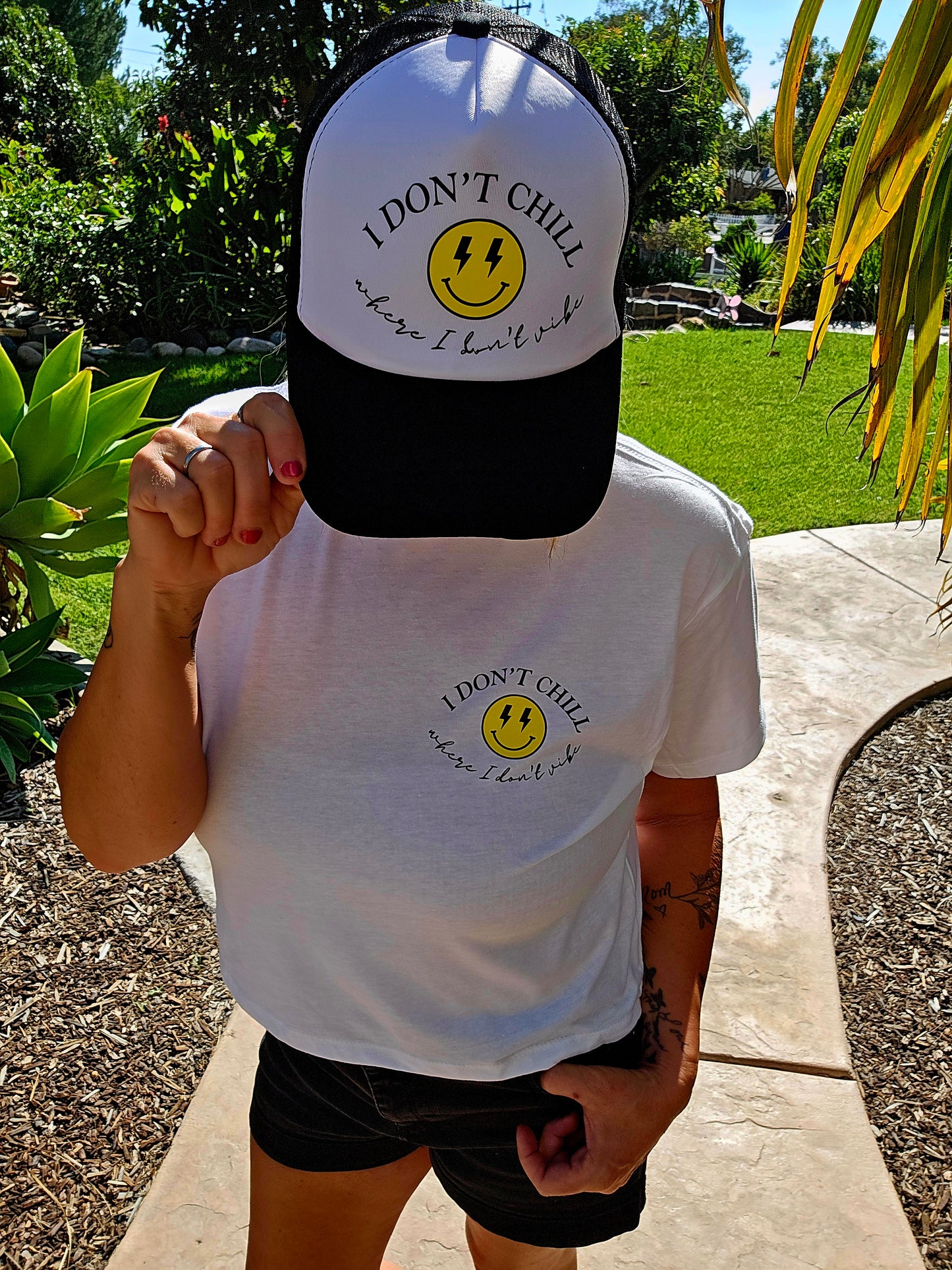 I Don’t Chill Where I Don’t Vibe Trucker Hat