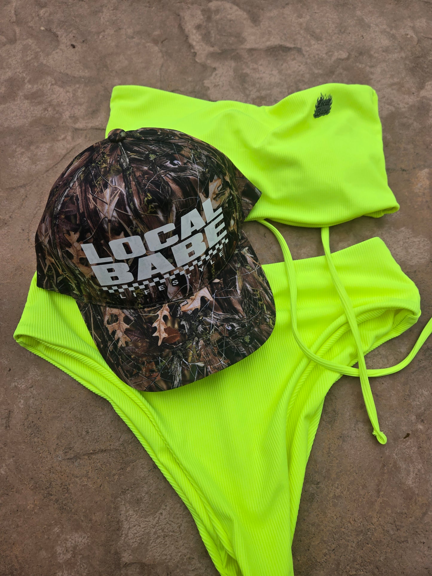 Lifestyles Camo Canvas Trucker Hat