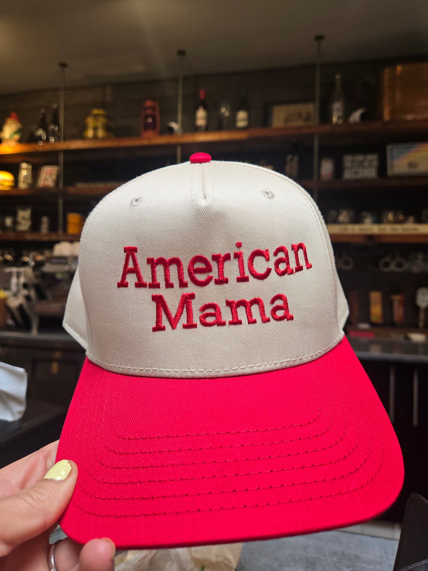 American Mama Classic Canvas Trucker Hat