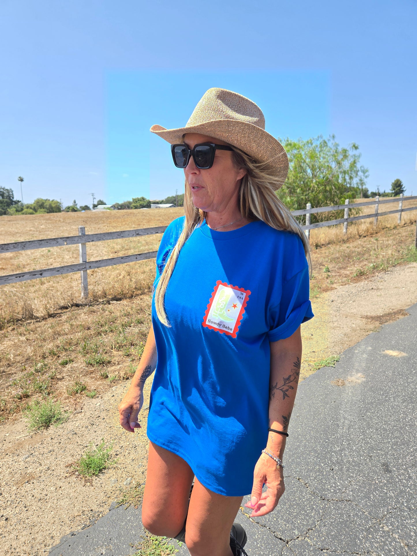 Howdy Babe Stamp Concert Tee