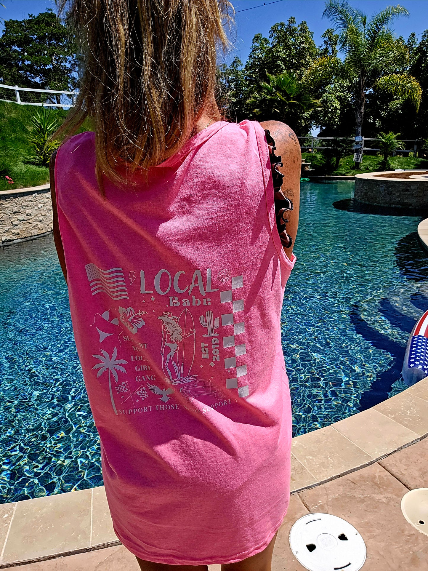 Local Vibe Oversized Surf Tank