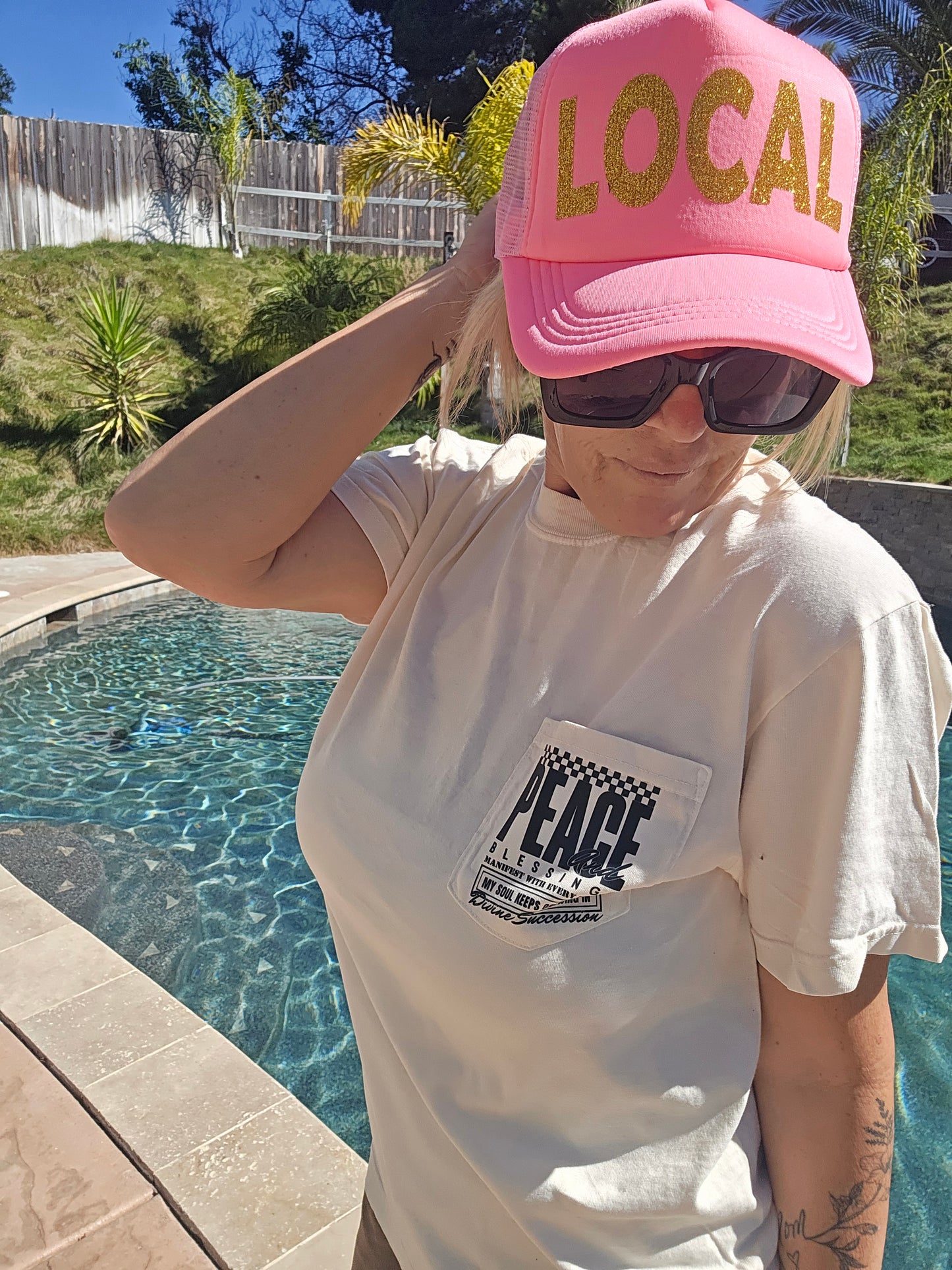 LOCAL Hot Pink Trucker Hat