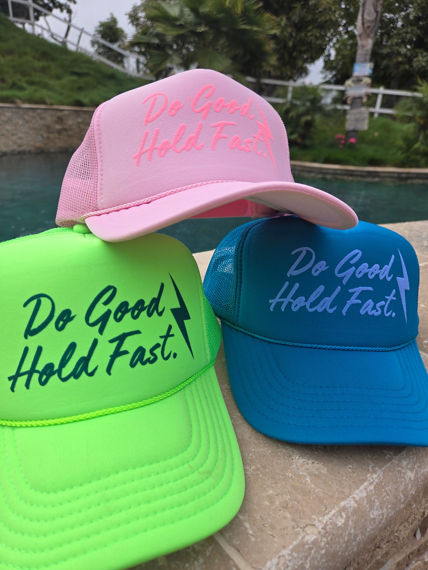 Do Good Hold Fast Trucker Hat