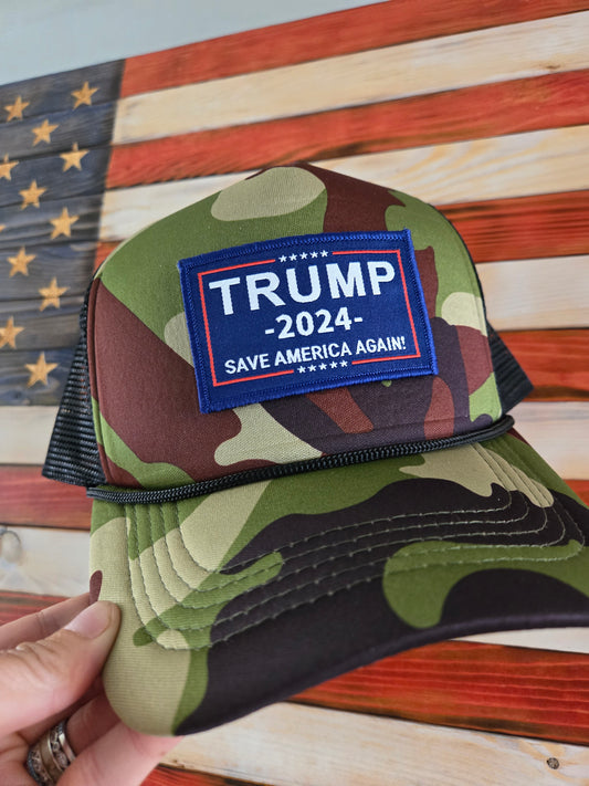 Trump Camo Trucker Hat