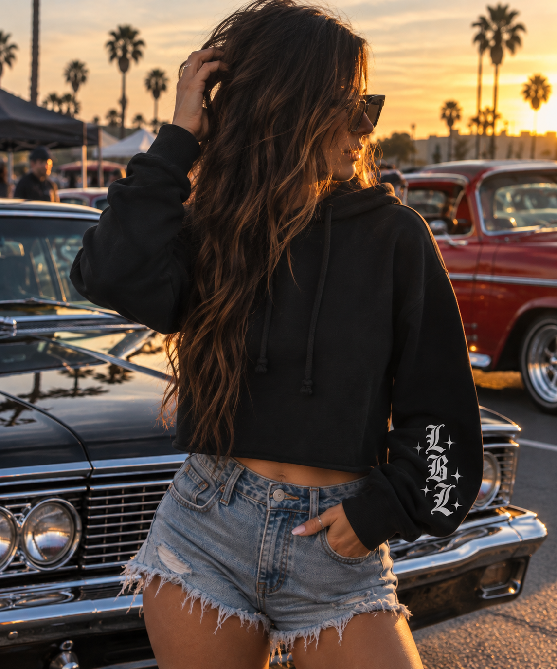 After Hours Crop Hoodie