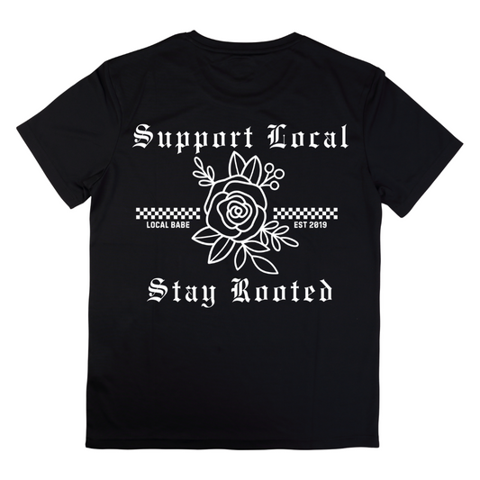 Stay Rooted Classic Black T-shirt