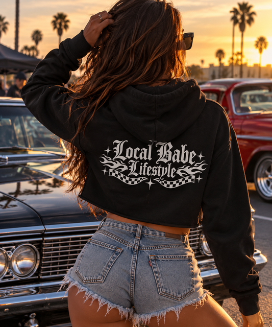 After Hours Crop Hoodie