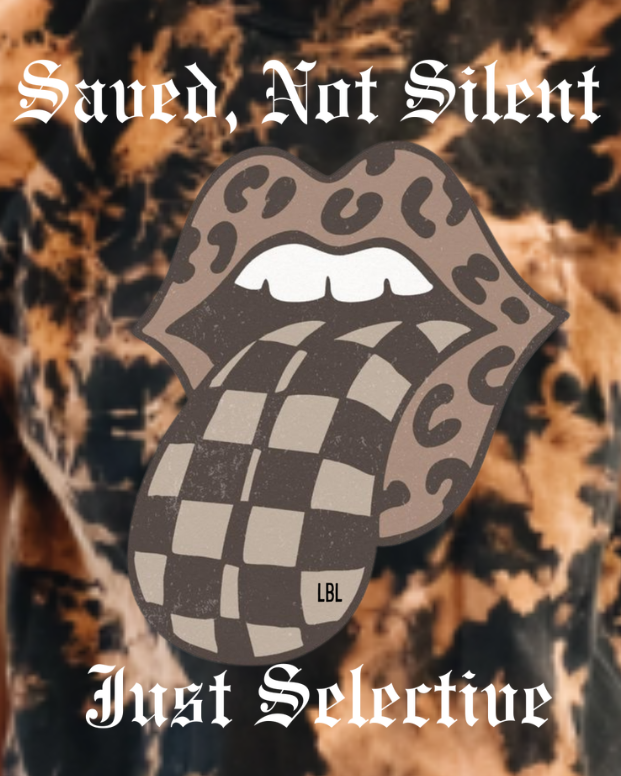 Saved, Not Silent Crop Tee