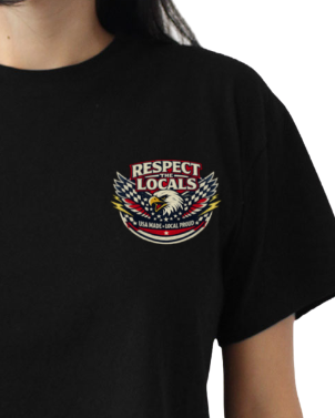 Respect The Locals Girls Crop