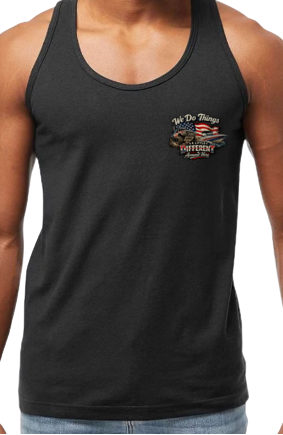 We do Things  A Little Different Around Here Mens Muscle Tank