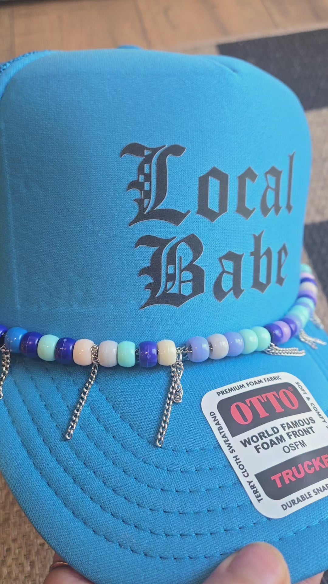 Local Babe Blues Trucker Hat