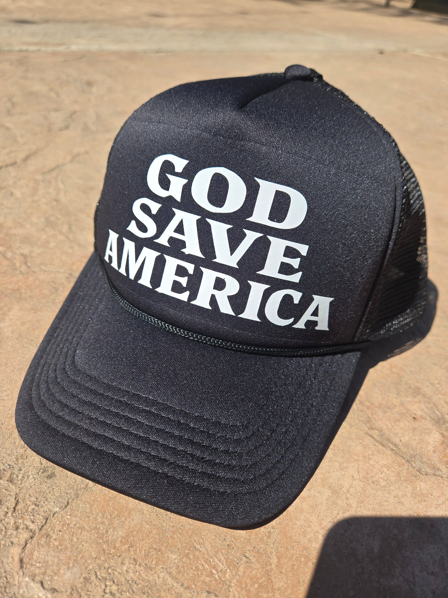 God Save America Trucker Hat