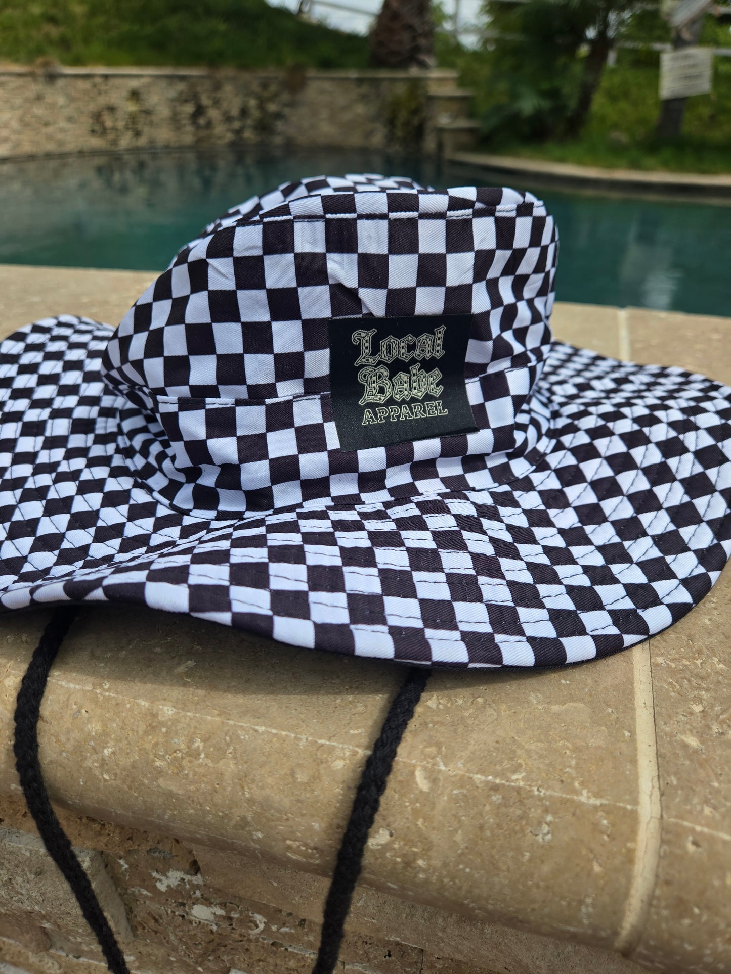 Checker Floppy Boat Hat