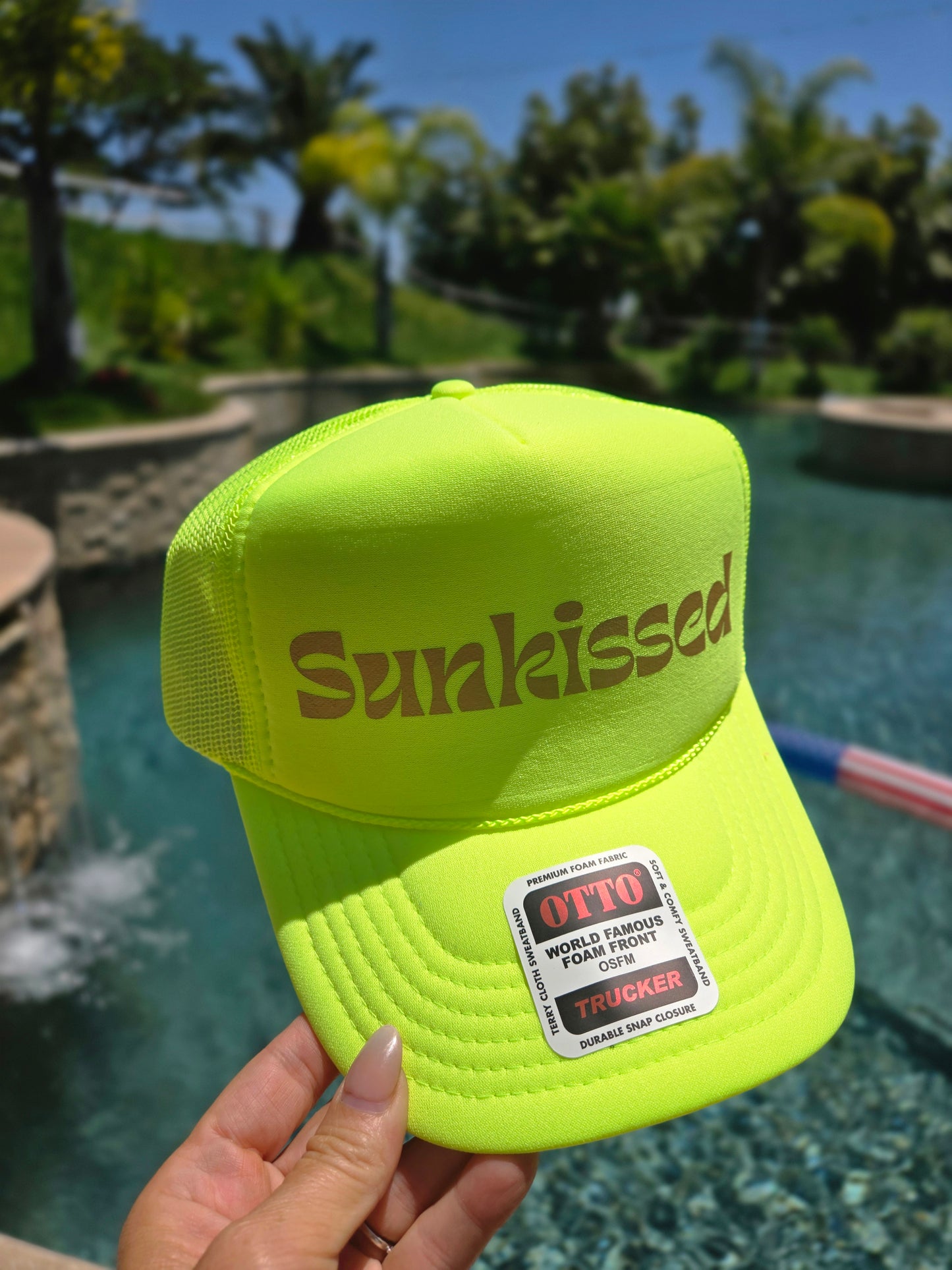 Sunkissed Trucker Neon Trucker Hat