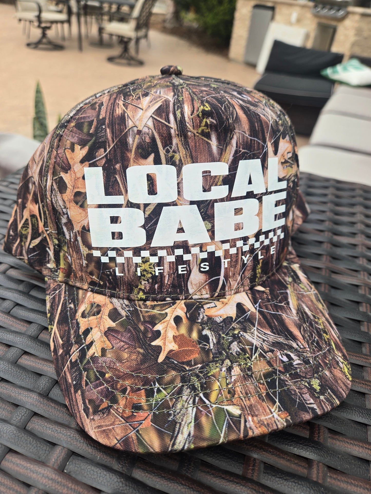 Lifestyles Camo Canvas Trucker Hat