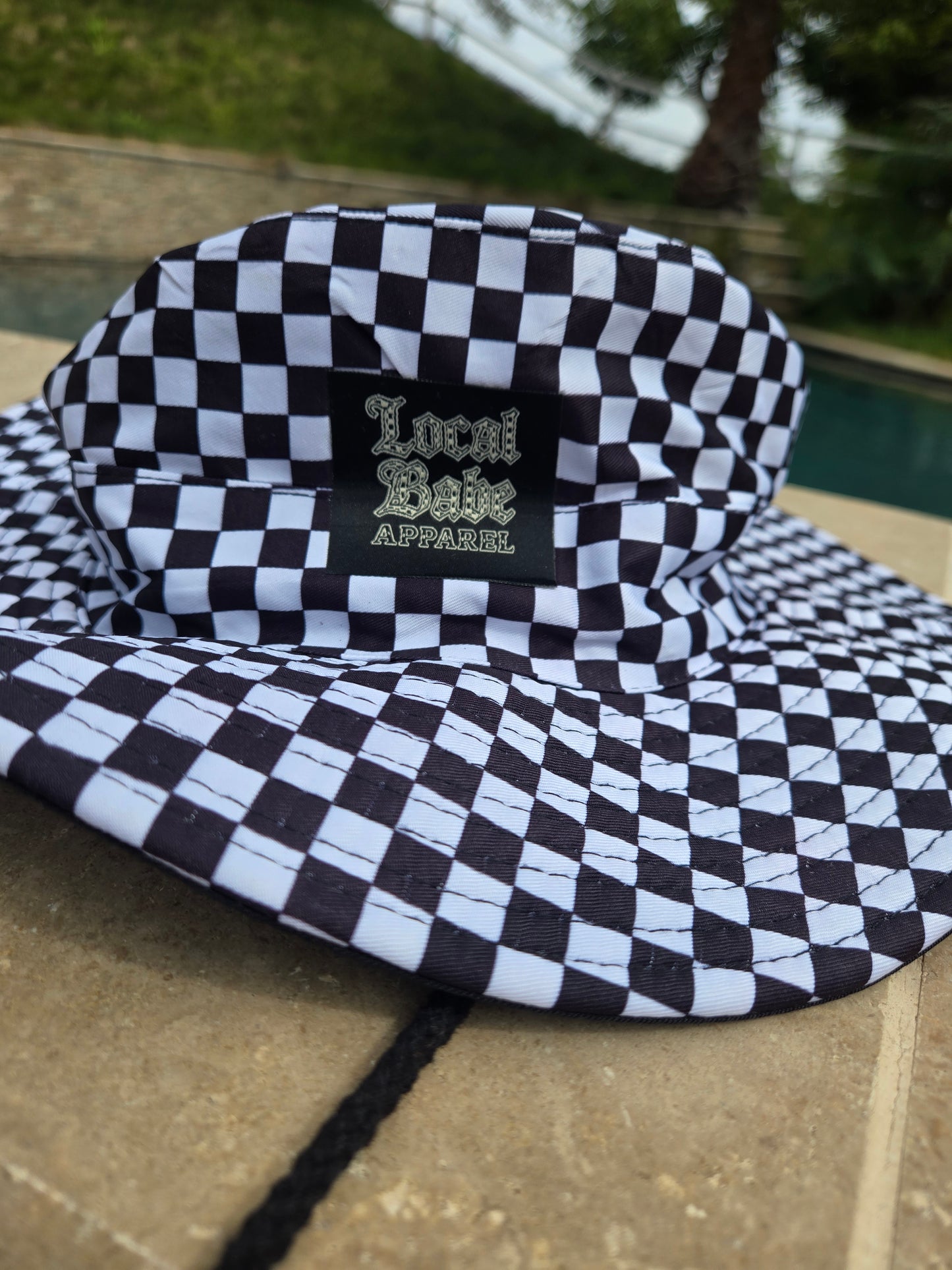 Checker Floppy Boat Hat
