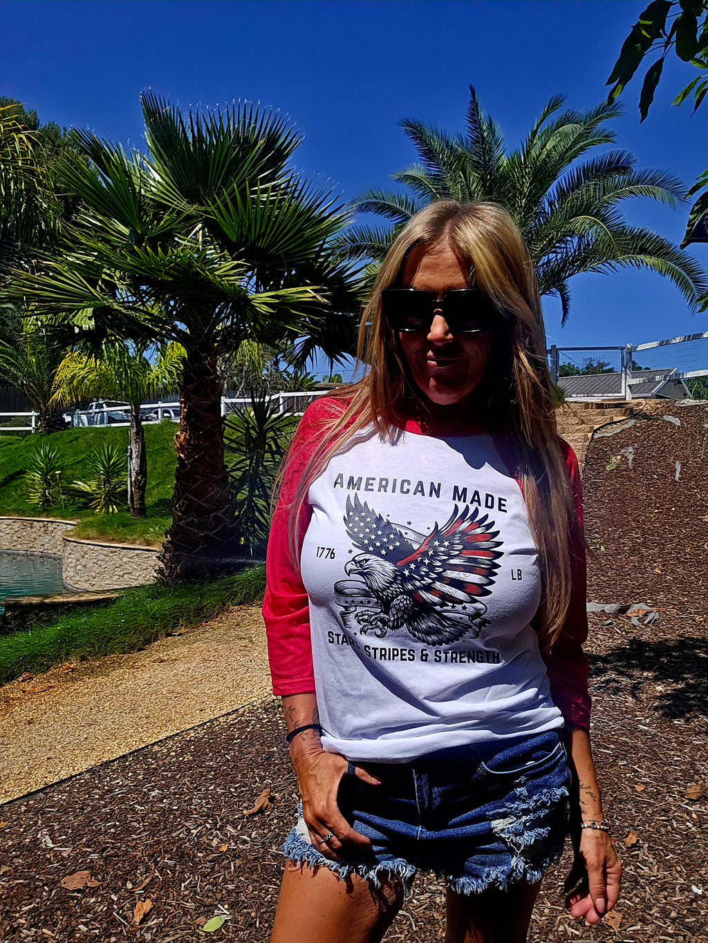 Made in America Baseball Tee