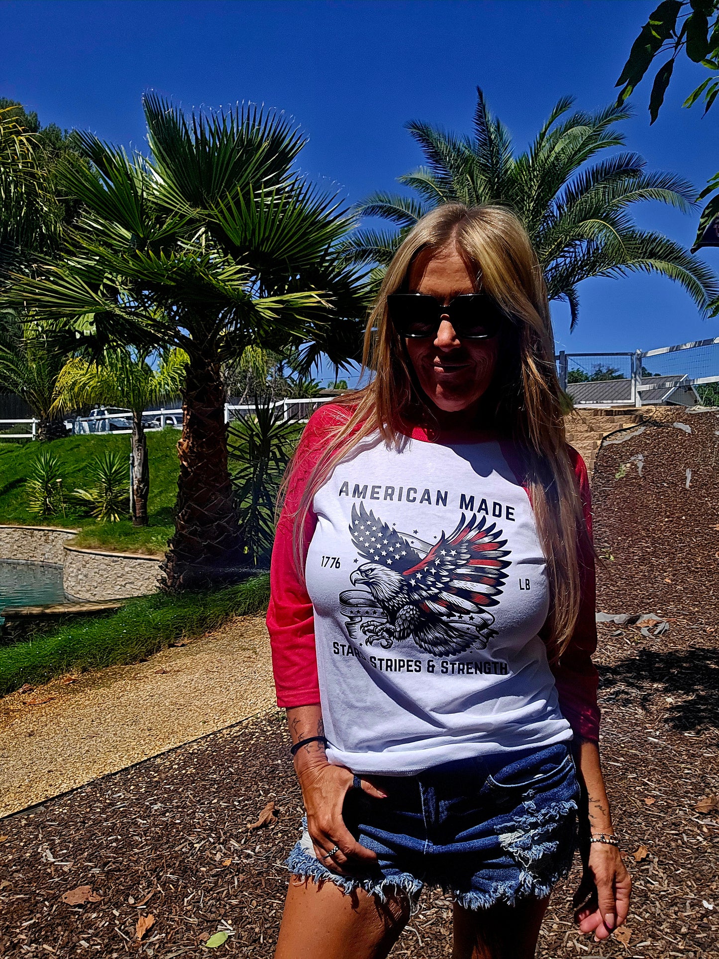 Made in America Baseball Tee