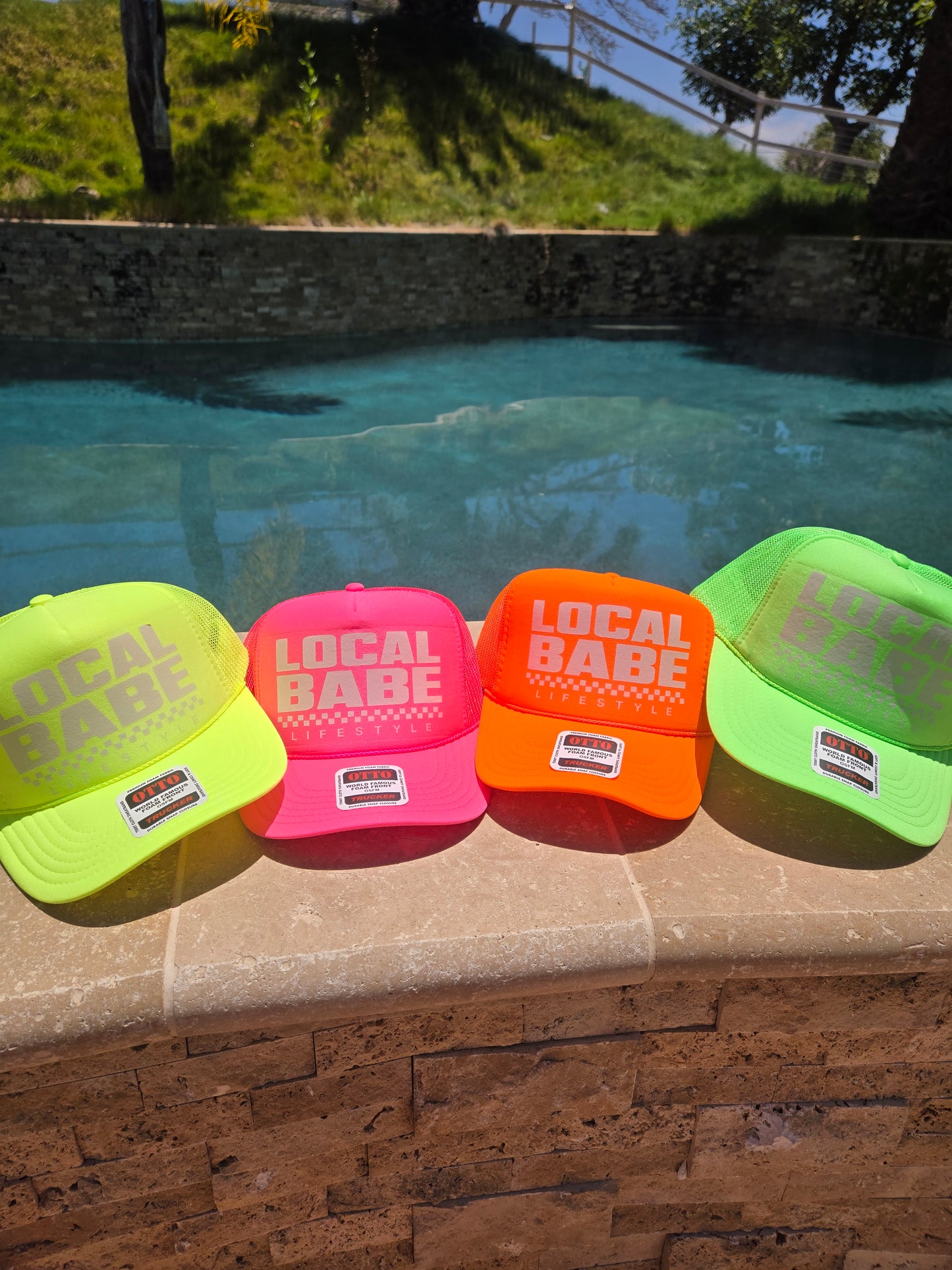 Summer Neon Party Trucker Hat