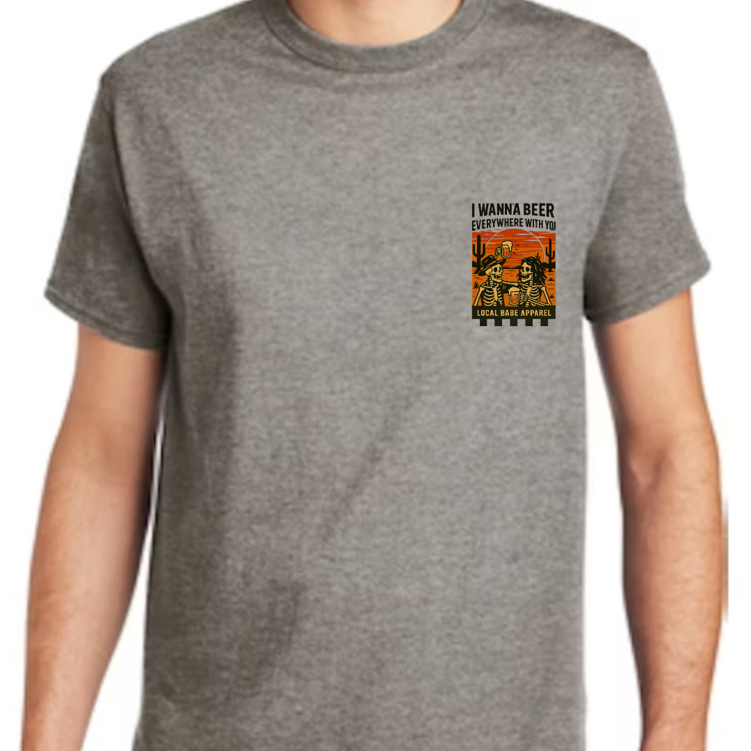 Sunset Beer With You T-shirt