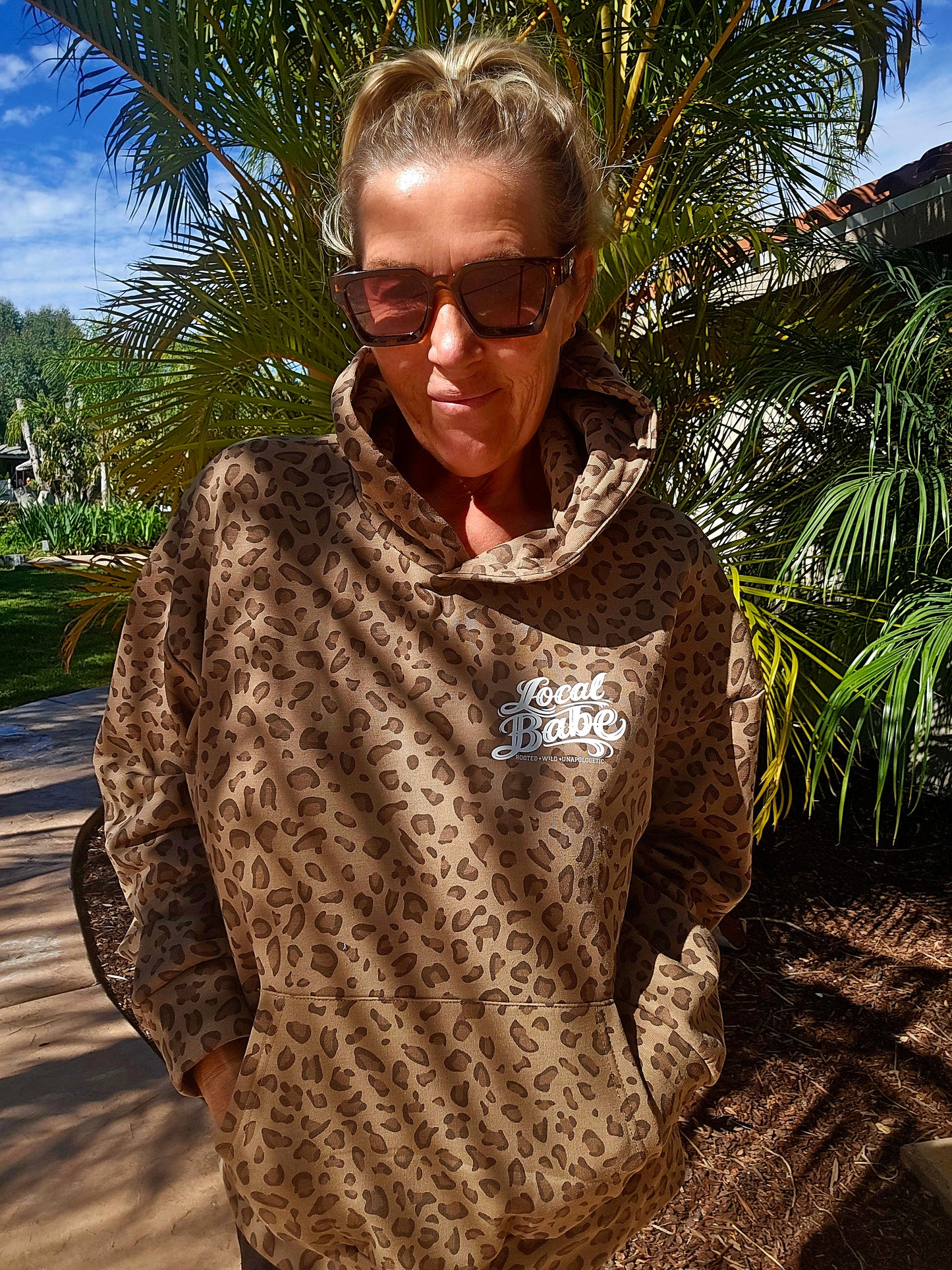 Rooted, Wild, Unapologetic Cheetah Hoodie