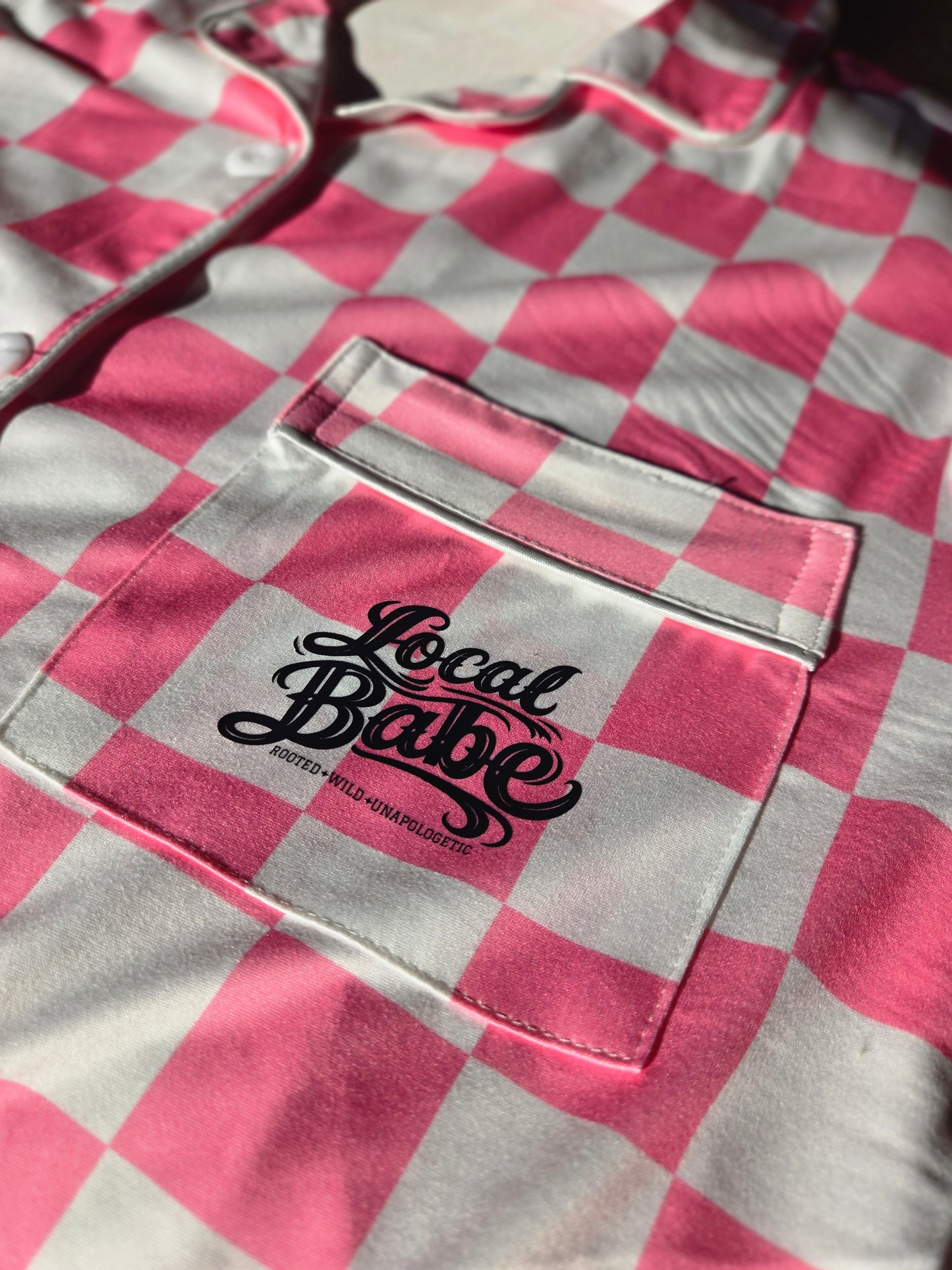 Checker Sleepover Set