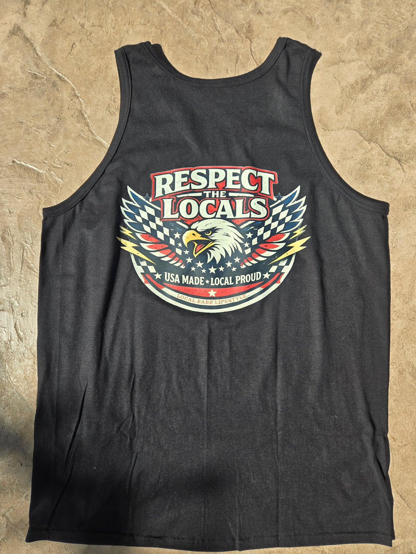 Respect The Locals Men's Muscle Tank