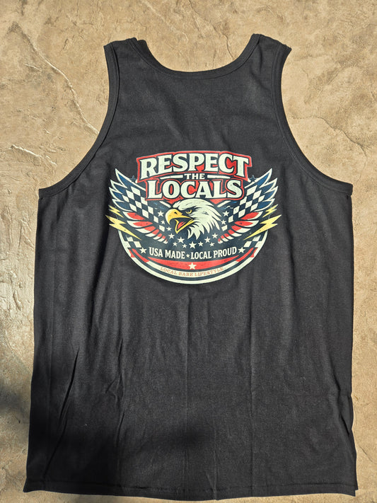 Respect The Locals Men's Muscle Tank