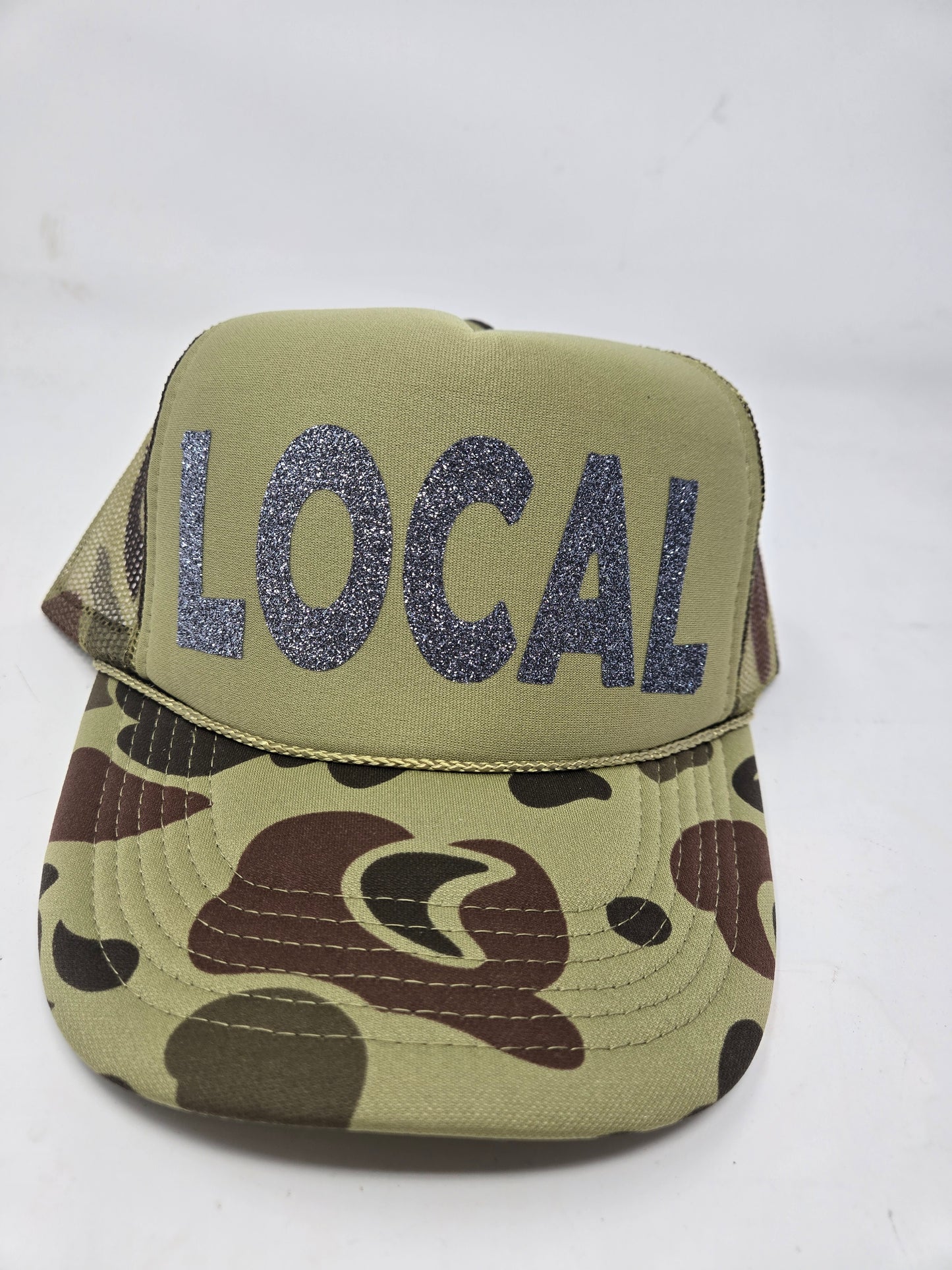 LOCAL Glitter Camo Trucker Hat
