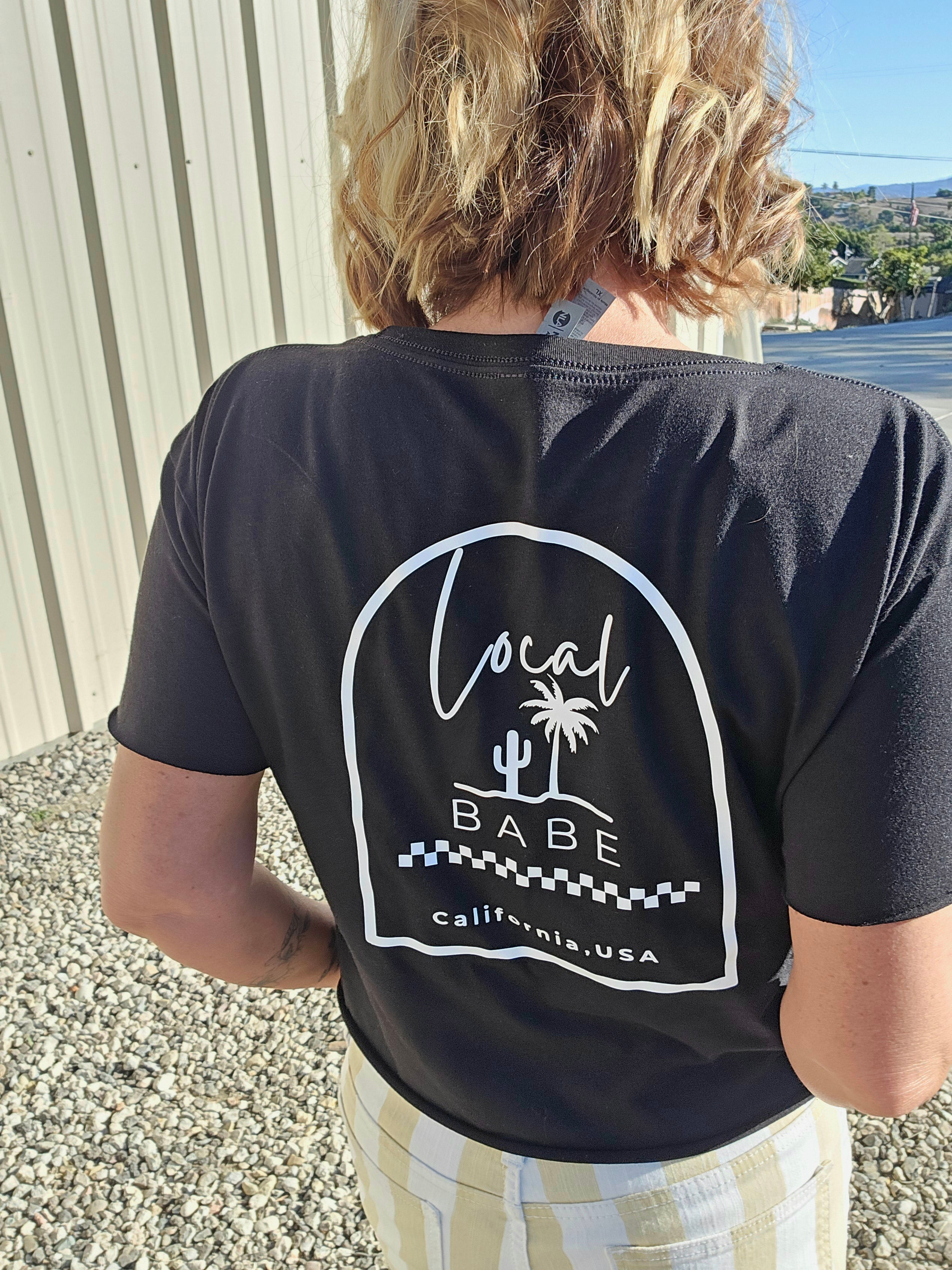 Cali Babe Crewneck, Crop Tee