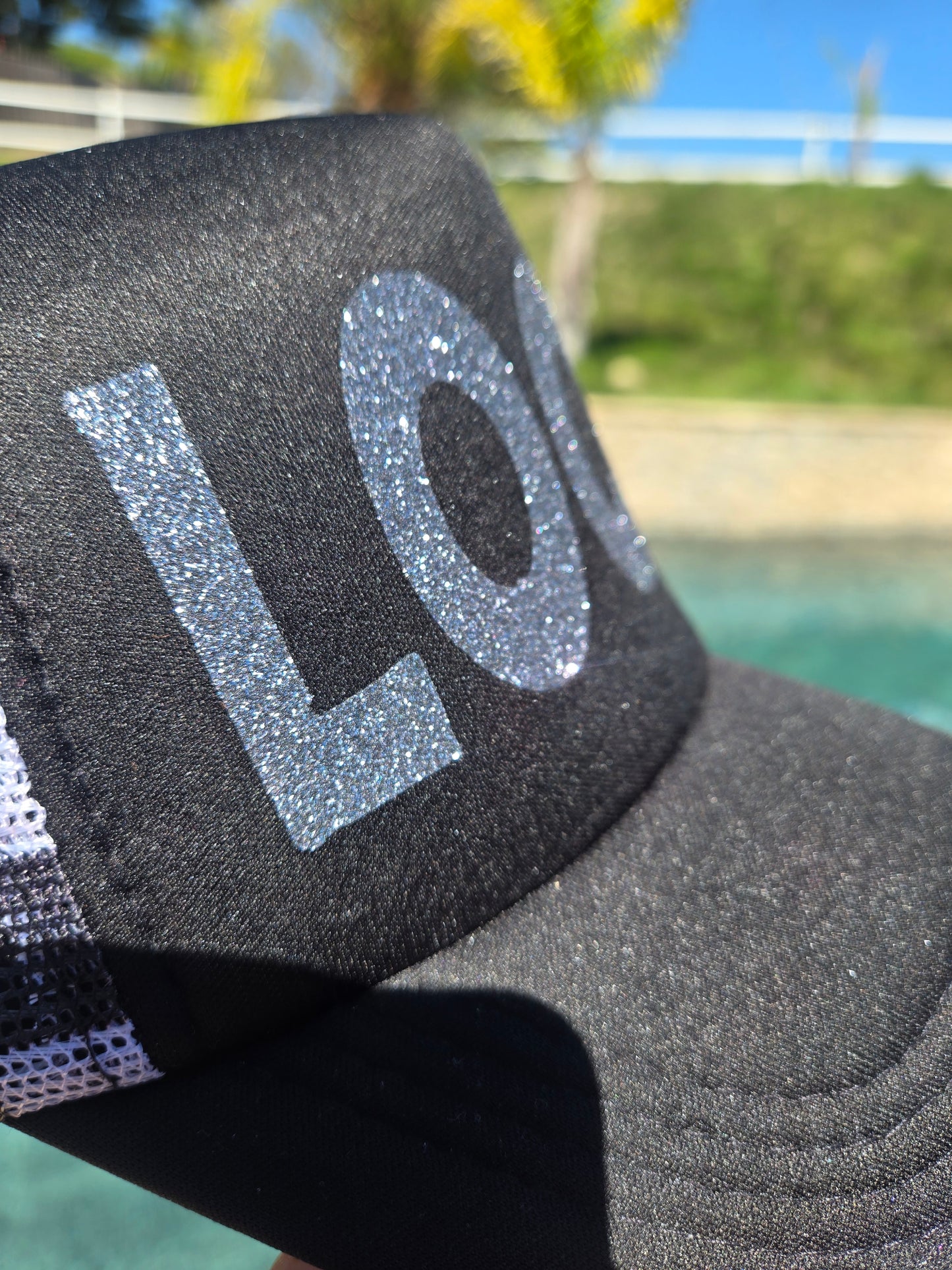 Rooted Grey/black Trucker Hat,
