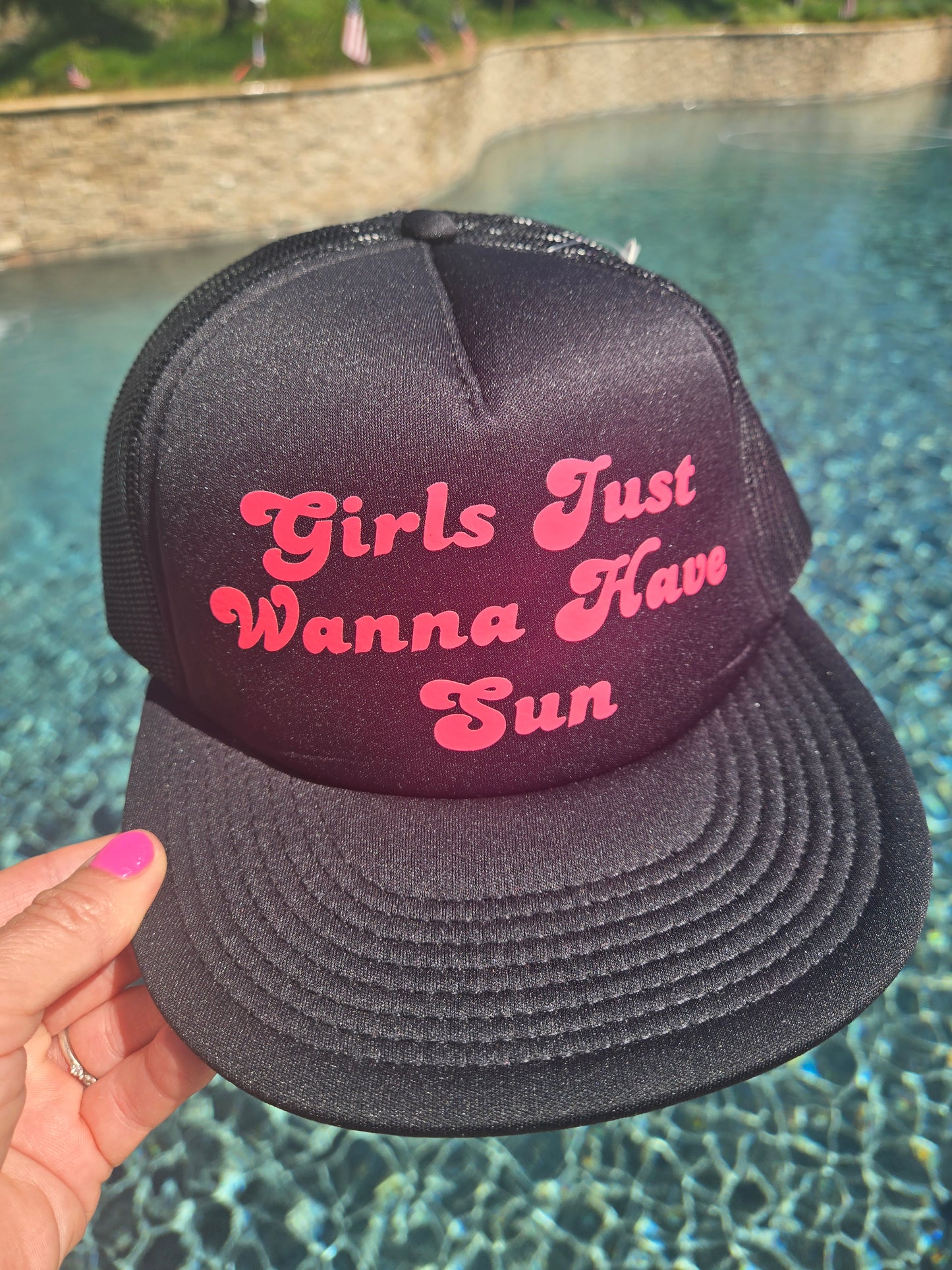 Girls Just Wanna Have Sun Trucker Hat