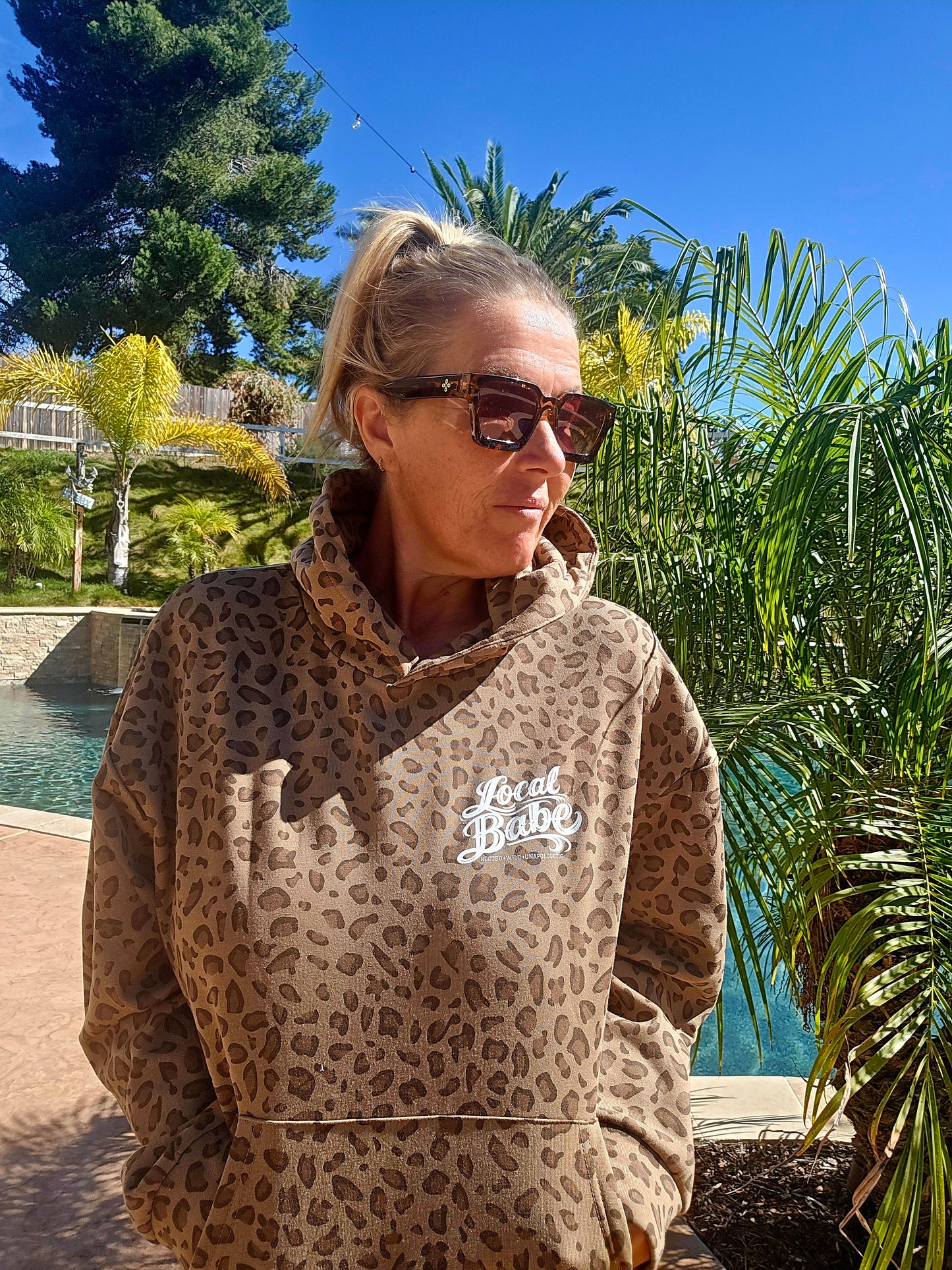 Rooted, Wild, Unapologetic Cheetah Hoodie
