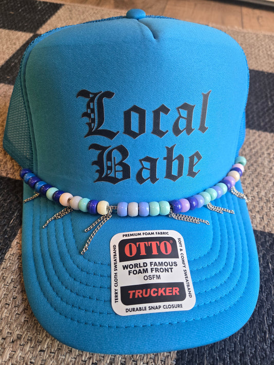 Local Babe Blues Trucker Hat