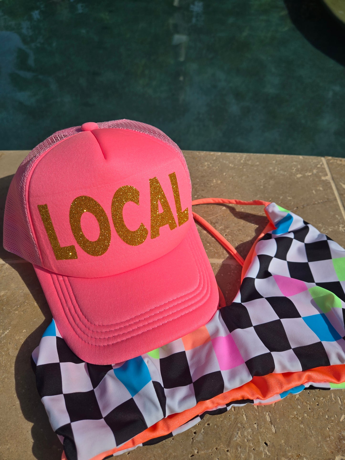 Local Glitter Trucker Hat